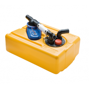 CanSB Serbatoio rigido 83 Lt. con pompa 12 V per acque nere/grigie in plastica giallo Can SB