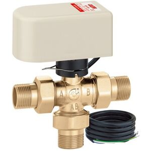 CALEFFI Valvola a sfera a tre vie deviatrice motorizzata 644366 1”