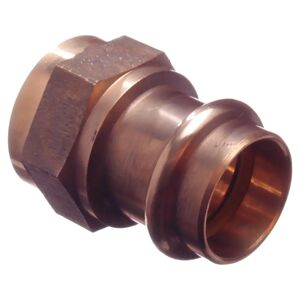 Frabo NIPPLE BQ-PRESS BARONIO IN BRONZO F 1'' x Ø 28 mm CONFORME ACQUA GAS  PROFILO V