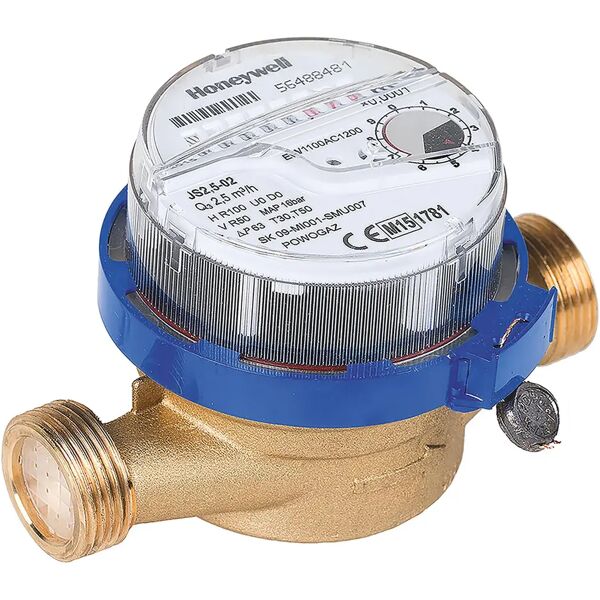 honeywellhome contatore meccanico honeywell per acqua fredda o calda 1'' senza bocchettone ew1100ac1400