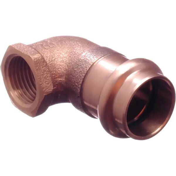 frabo gomito bq-press baronio in bronzo f 3/4'' x Ø 18 mm conforme acqua gas profilo v