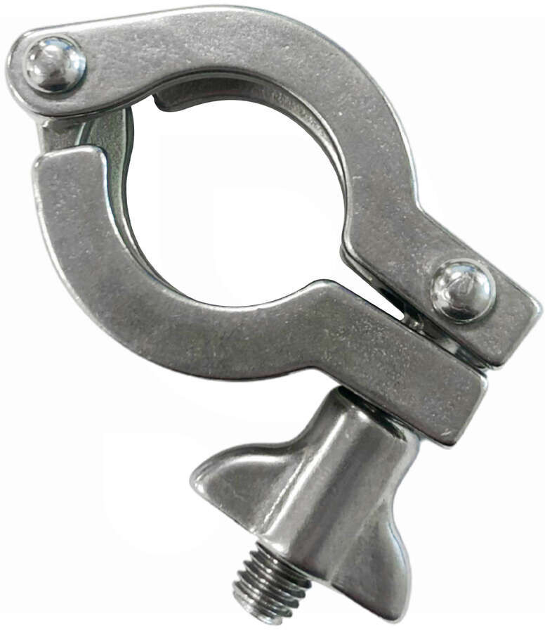 Polsinelli Morsetto inox snodo singolo CLAMP 1/2"