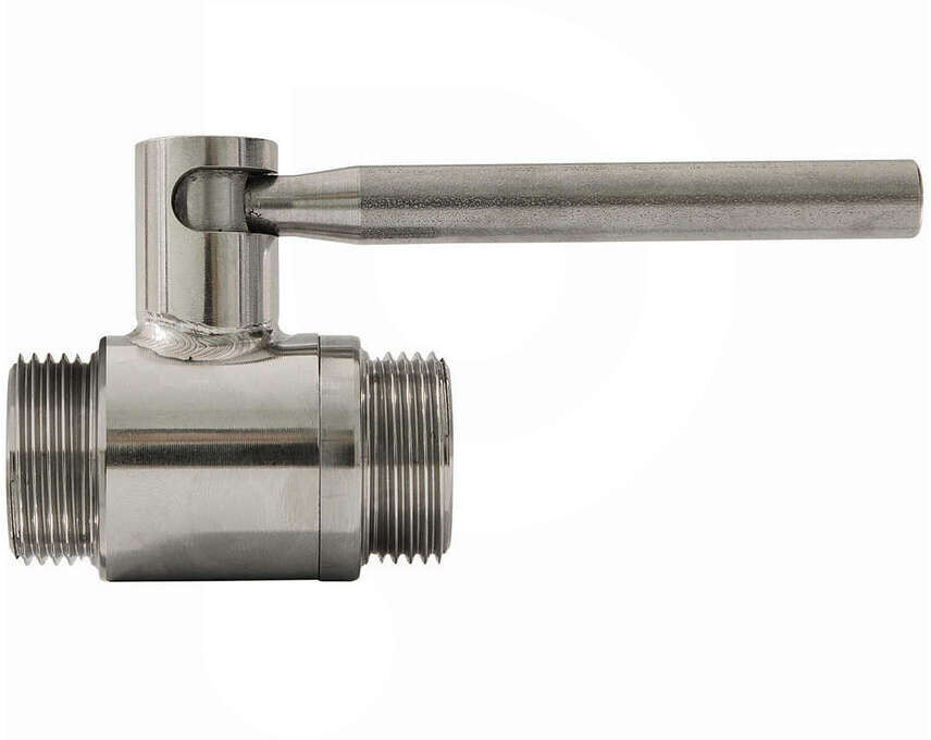 Polsinelli Valvola a sfera Inox 3/4" M x 3/4" M DN20