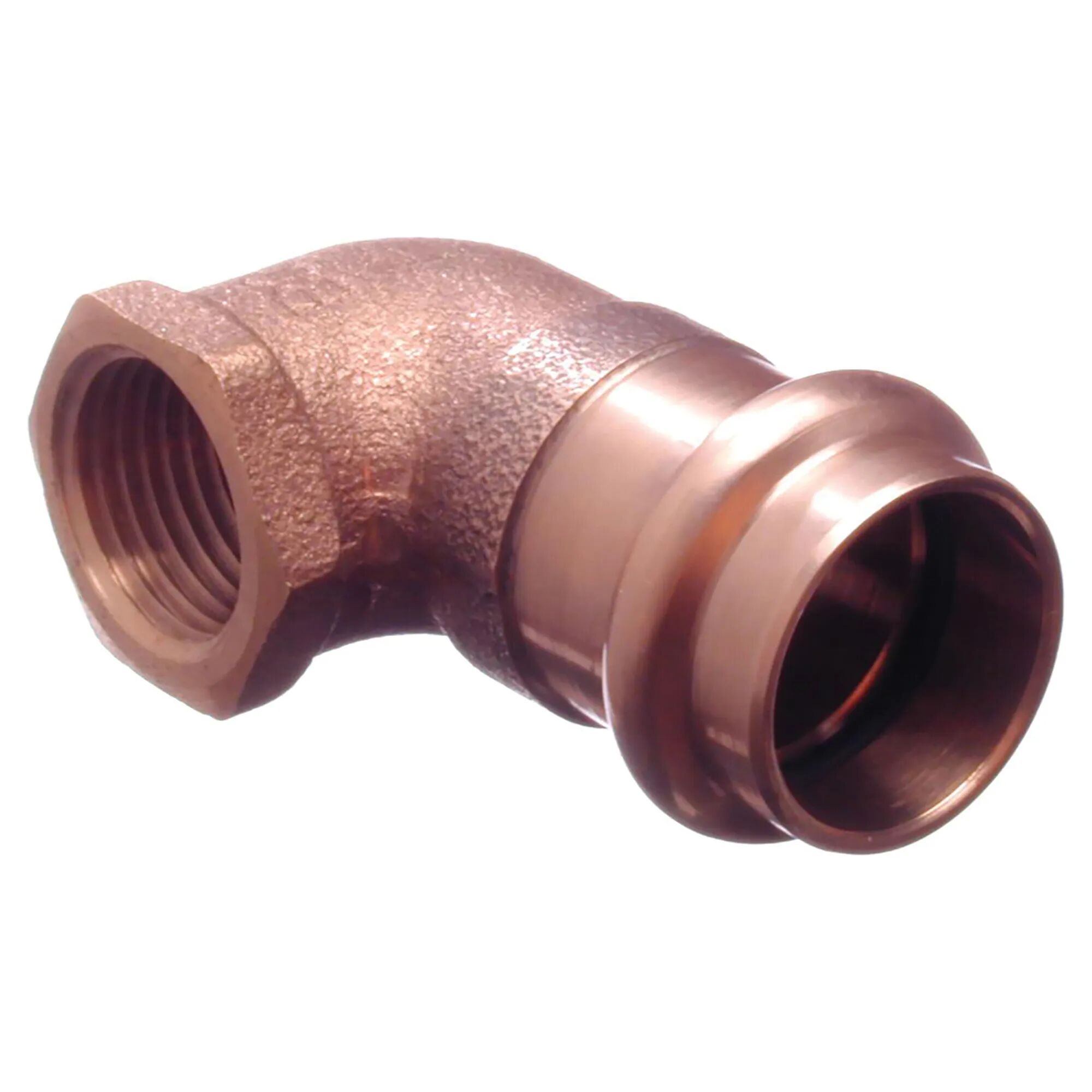 Frabo GOMITO BQ-PRESS BARONIO IN BRONZO F 3/4'' x Ø 22 mm CONFORME ACQUA GAS PROFILO V