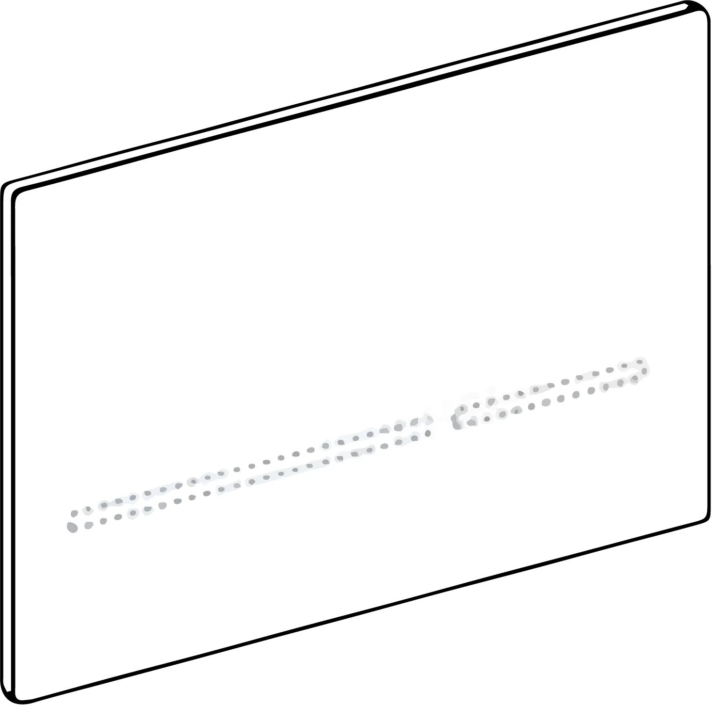 Geberit Betätigungsplatte Sigma80, für 2-Mengenspülung, Glas Sigma 80  schwarz 242.618.SG.1