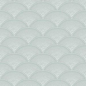 Cole & Son Feather Fan behang Seafoam