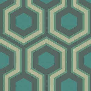 Cole & Son Hicks' Grand behang teal