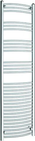 K-Vit Vertical Curved Towel Rail K-Vit Size: 180cm H x 60cm W x 5cm D  - Size: 100cm H x 40cm W x 5cm D