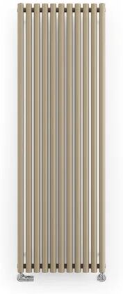 Terma Rolo Room Vertical/Horizontal Oval Panel Radiator Terma Radiator Colour: Brown  - Size: 1440cm H X 500cm W X 72cm D