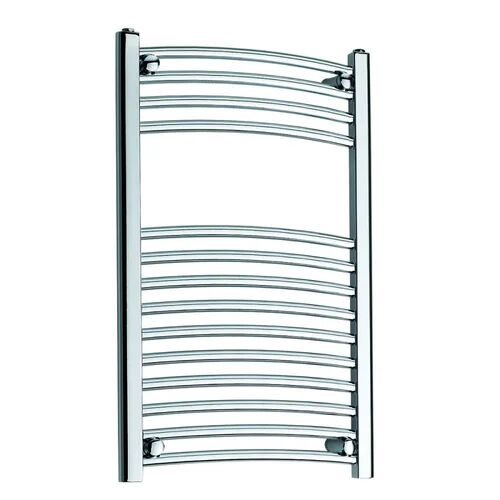 K-Vit Vertical Curved Towel Rail K-Vit Size: 80cm H x 40cm W x 5cm D  - Size: 80cm H x 30cm W x 5cm D