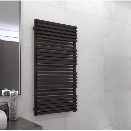 Terma Quadrus Bold Vertical Flat Panel Towel Rail Terma  - Size: 120 cm H x 50 cm W x 8.3 cm D