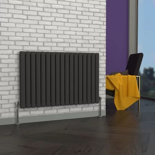 Belfry Heating Alyssa Horizontal Oval Panel Radiator Belfry Heating Medium