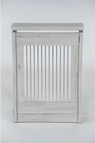 Beachcrest Home Mueller Vertical Radiator Cover Beachcrest Home Finish: White 132cm H X 47cm W X 62cm D