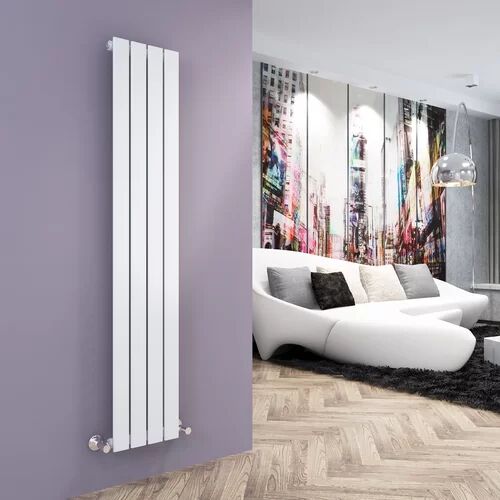 Belfry Heating Chasity Vertical Flat Panel Radiator Belfry Heating  - Size: 336cm H X 480cm W