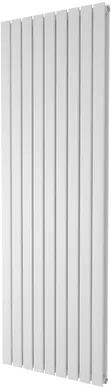 Belfry Heating Lourdes Vertical Flat Panel Radiators Belfry Heating Radiator Colour: White  - Size: 180cm H X 47cm W X 6cm D