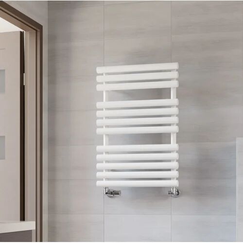 Terma Rolo Vertical Straight Towel Rail Terma Finish: White  - Size: 1800cm H X 370cm W X 96cm D