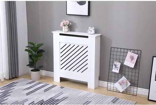 Belfry Heating Lyra Radiator Cover Belfry Heating Size: 82cm H x 78cm W x 17cm D  - Size: 108cm H X 45cm W X 35cm D