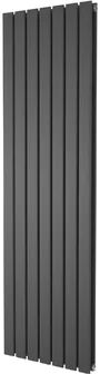 Belfry Heating Lourdes Vertical Flat Panel Radiators Belfry Heating Radiator Colour: Grey  - Size: 160cm H X 50cm W X 5cm D