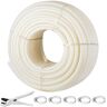 VEVOR PEX Pipe, 1 Inch x 500 FT PEX Tubing, Non Oxygen Barrier White PEX-B Pipe, Flexible PEX Water Line for RV Sewer Hose, Plumbing, Radiant Heating