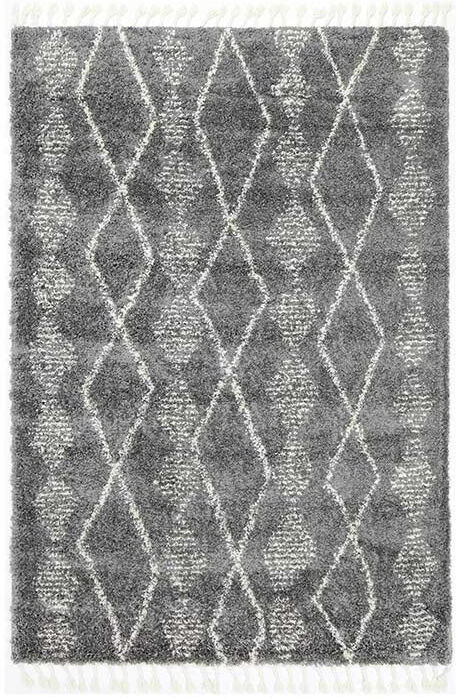 Unbranded Kasbah Zara Tribal Grey Cream Rug