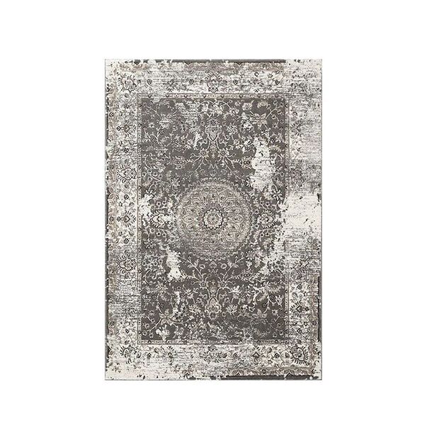 Unbranded Dynasty Grey Machine Knotted Rug