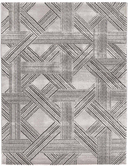 Unbranded Hero Grey Geometric Rug