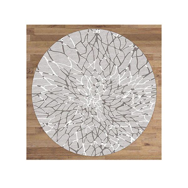 Unbranded Lotus Grey Round Rug