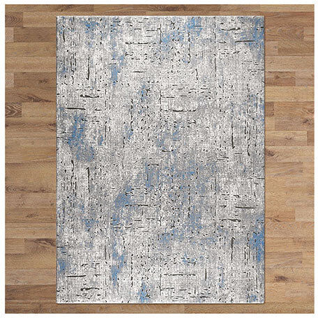 Unbranded Machine Knotted Maxim Blue Hallway Runner Rug