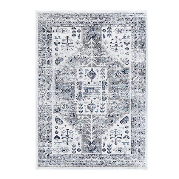 Unbranded Province Cream Blue Traditional Rug