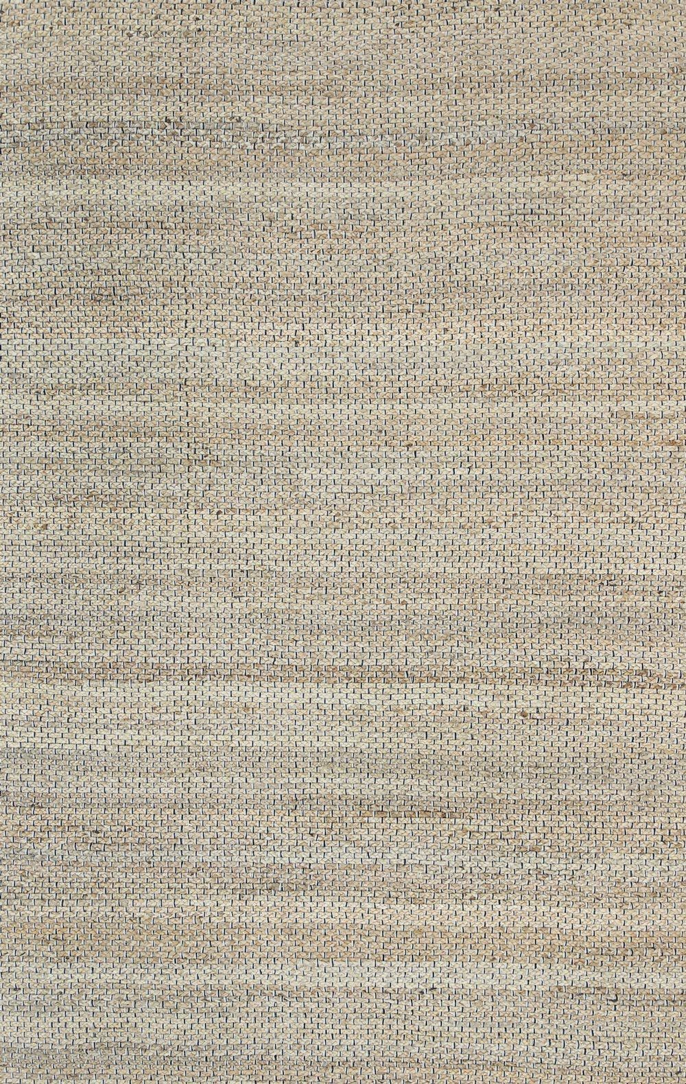 Unbranded Taj Natural Basket Weave Black Jute Rug