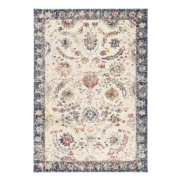 Unbranded Micah Cream/Multi Traditional Rug