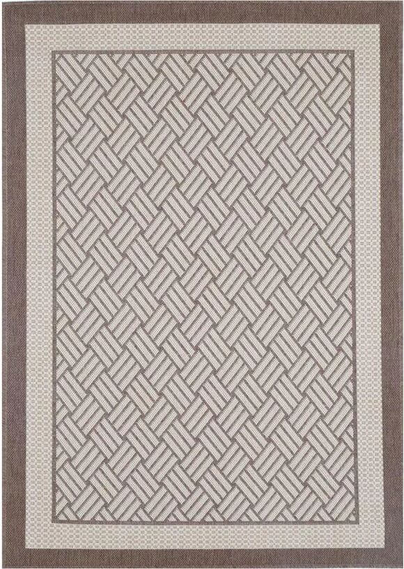 Unbranded Sisalo Narrow Border Brown Rug