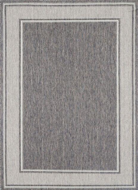 Unbranded Sisalo Wide Border Light Grey Rug