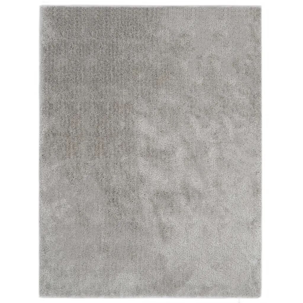 vidaXL Tapis Shaggy 120 x 160 cm Gris