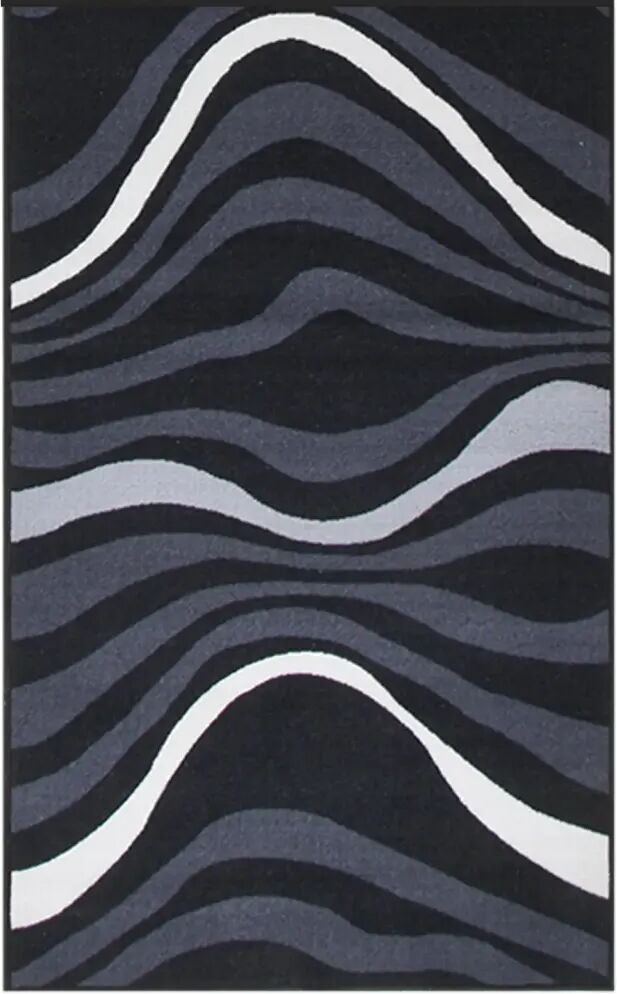 vidaXL Tapis de couloir Noir 80x150 cm