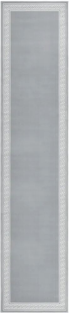 vidaXL Tapis BCF Gris avec motif 100x500 cm