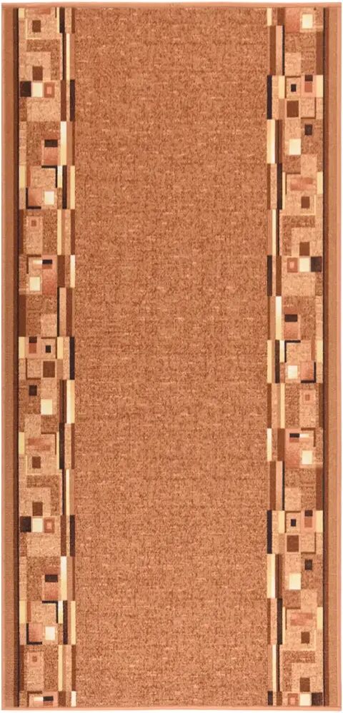 vidaXL Tapis de couloir antidérapant Marron 67x150 cm