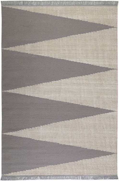 Carpets & Co. Tapis gris et blanc moderne SMART TRIANGLE Carpets & CO.