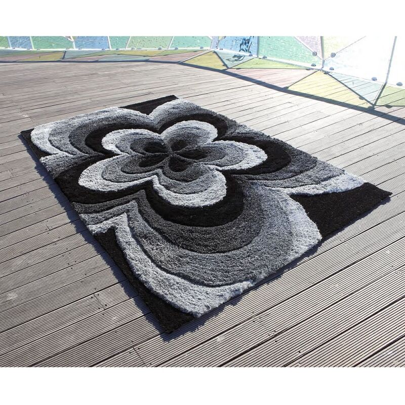 Carving Tapis 3D ROSE Gris - Carving