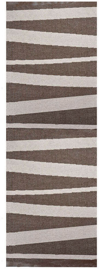 Sofie Sjostrom Design Tapis de couloir ARE SOFIE SJOSTROM DESIGN beige et brun