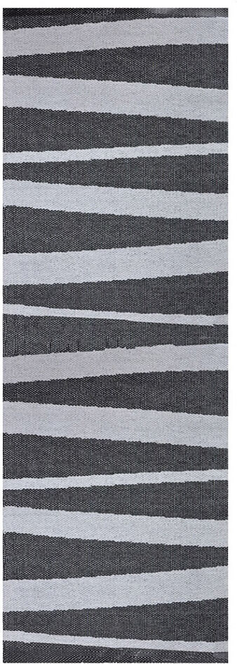 Sofie Sjostrom Design Tapis de couloir gris et noir SOFIE SJOSTROM DESIGN ARE