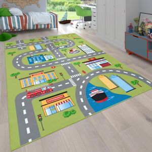 Paco Home Kinderteppich »Bino 570«, rechteckig, Kurzflor,... grün  B/L: 100 cm x 200 cm