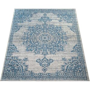 Paco Home Teppich »Coco 206«, rechteckig, Flachgewebe, modernes Design,... blau  B/L: 80 cm x 150 cm