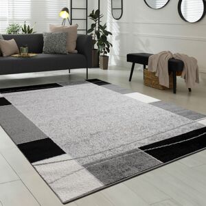 Paco Home Teppich »Sinai 054«, rechteckig, Kurzflor, mit Bordüre, ideal im... grau  B/L: 200 cm x 280 cm