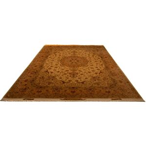 morgenland Orientteppich »Perser - Täbriz - Royal - 346 x 258 cm - gold«,... Goldfarben  B/L: 258 cm x 346 cm