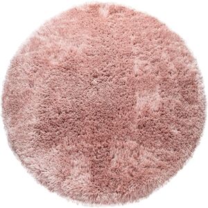 Paco Home Hochflor-Teppich »Akumal 930«, rund, Shaggy, besonders weich durch... pink  Ø 200 cm