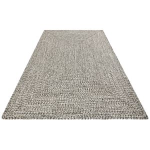 NORTHRUGS Teppich »Trenzado«, rechteckig, In- & Outdoor, Handmade-Look,... grau/weiss  B/L: 120 cm x 170 cm