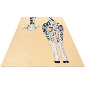 Obsession Kinderteppich »My Greta 602«, rechteckig, Kurzflor, Motiv Giraffe,... gelb  B/L: 115 cm x 170 cm