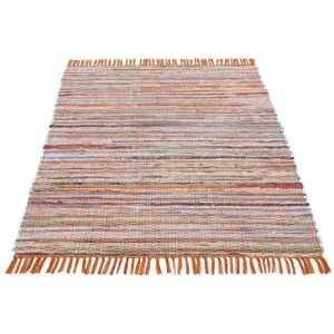 carpetfine Teppich »Kelim Chindi, Wendeteppich«, rechteckig, handgewebt,... orange  B/L: 200 cm x 250 cm
