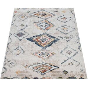 Paco Home Teppich »Kayacik 575«, rechteckig, Kurzflor, Rauten Muster, ideal... mehrfarbig  B/L: 80 cm x 150 cm